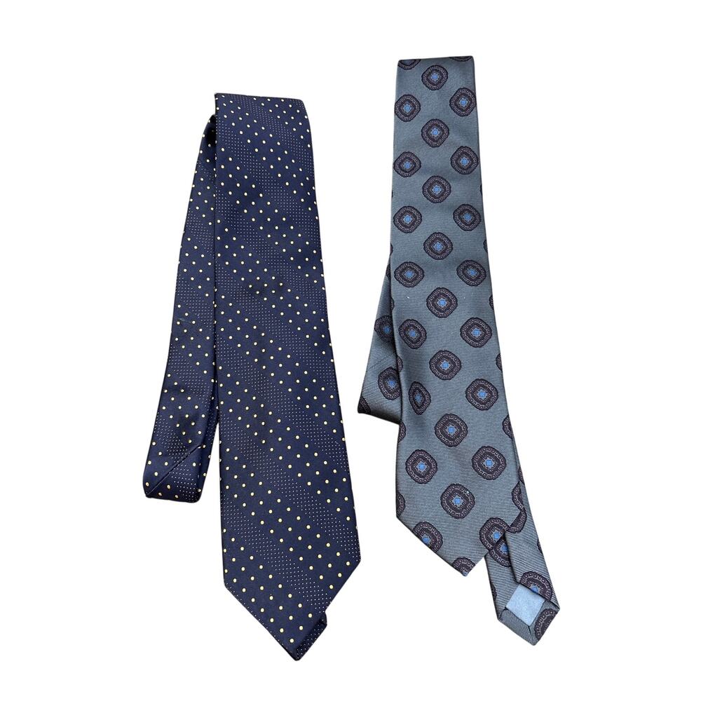 Men's Bundle of 2 Robert Talbott Hand Sewn Silk Ties